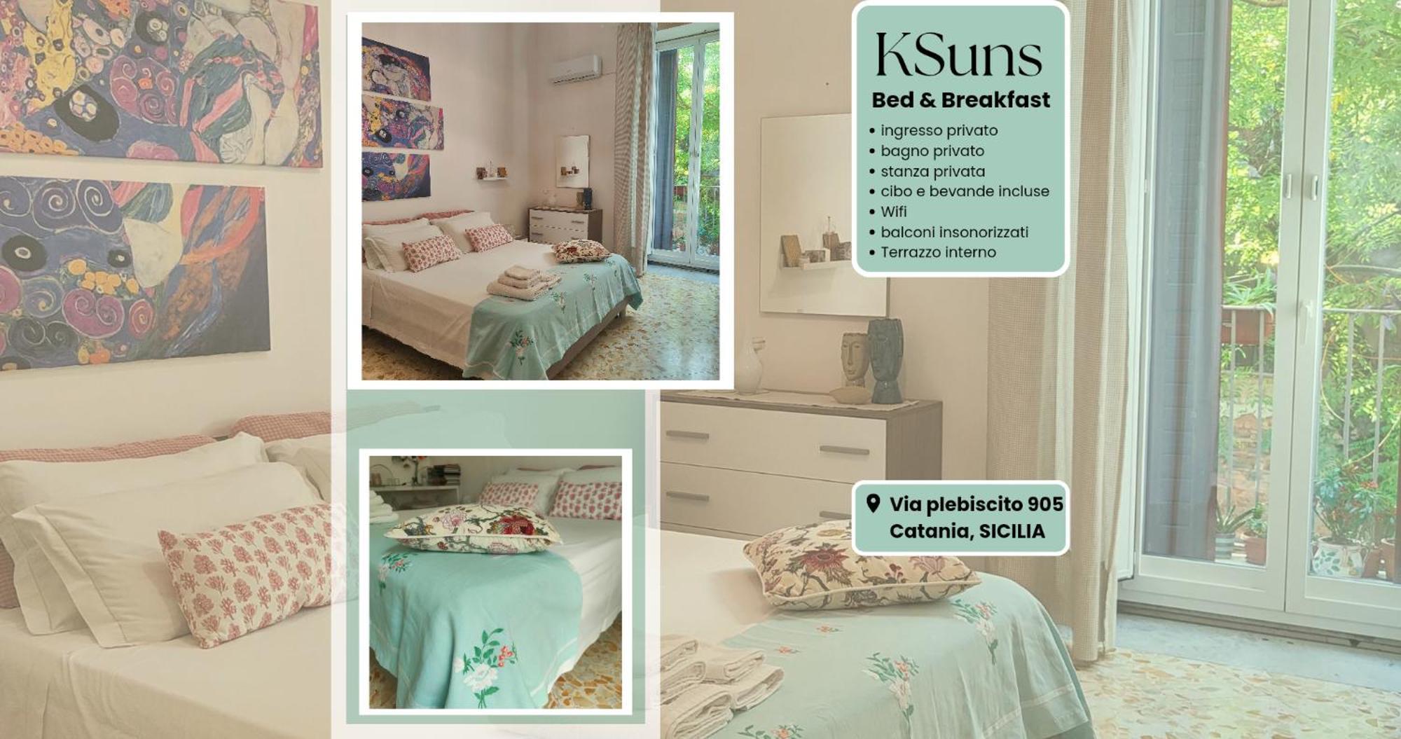 Ksuns Bed & Breakfast คาตาเนีย ภายนอก รูปภาพ